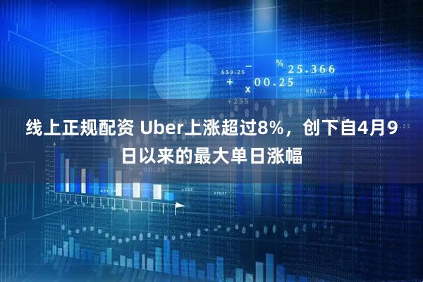 线上正规配资 Uber上涨超过8%，创下自4月9日以来的最大单日涨幅